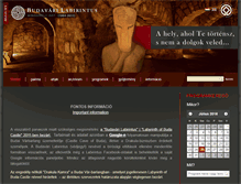 Tablet Screenshot of labirintus.com